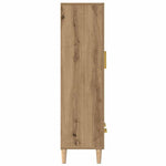 Highboard Artisan Eik 70X31X115 Cm Konstruert Tre