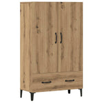 Highboard Artisan Eik 70X31X115 Cm Konstruert Tre