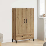 Highboard Artisan Eik 70X31X115 Cm Konstruert Tre