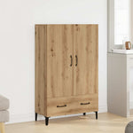 Highboard Artisan Eik 70X31X115 Cm Konstruert Tre