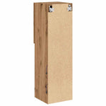 Tv-Benker Med Led-Lys 2 Stk Artisan Eik 30,5X30X102 Cm
