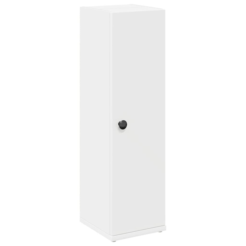 Baderomsskap Med Rulleholder Hvit 20,5X22X72 Cm