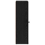 Baderomsskap Med Rulleholder Svart 20,5X22X72 Cm