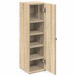 Baderomsskap Med Rulleholder Sonoma Eik 20,5X22X72 Cm