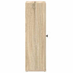 Baderomsskap Med Rulleholder Sonoma Eik 20,5X22X72 Cm