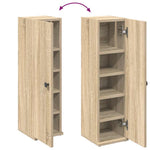 Baderomsskap Med Rulleholder Sonoma Eik 20,5X22X72 Cm