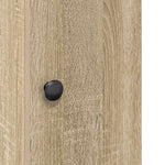 Baderomsskap Med Rulleholder Sonoma Eik 20,5X22X72 Cm