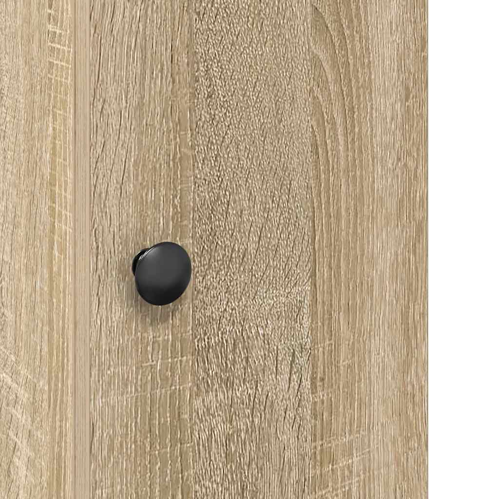 Baderomsskap Med Rulleholder Sonoma Eik 20,5X22X72 Cm