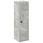 Baderomsskap Med Rulleholder Betonggrå 20,5X22X72 Cm