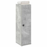 Baderomsskap Med Rulleholder Betonggrå 20,5X22X72 Cm