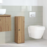 Baderomsskap Med Rulleholder Artisan Eik 20,5X22X72 Cm