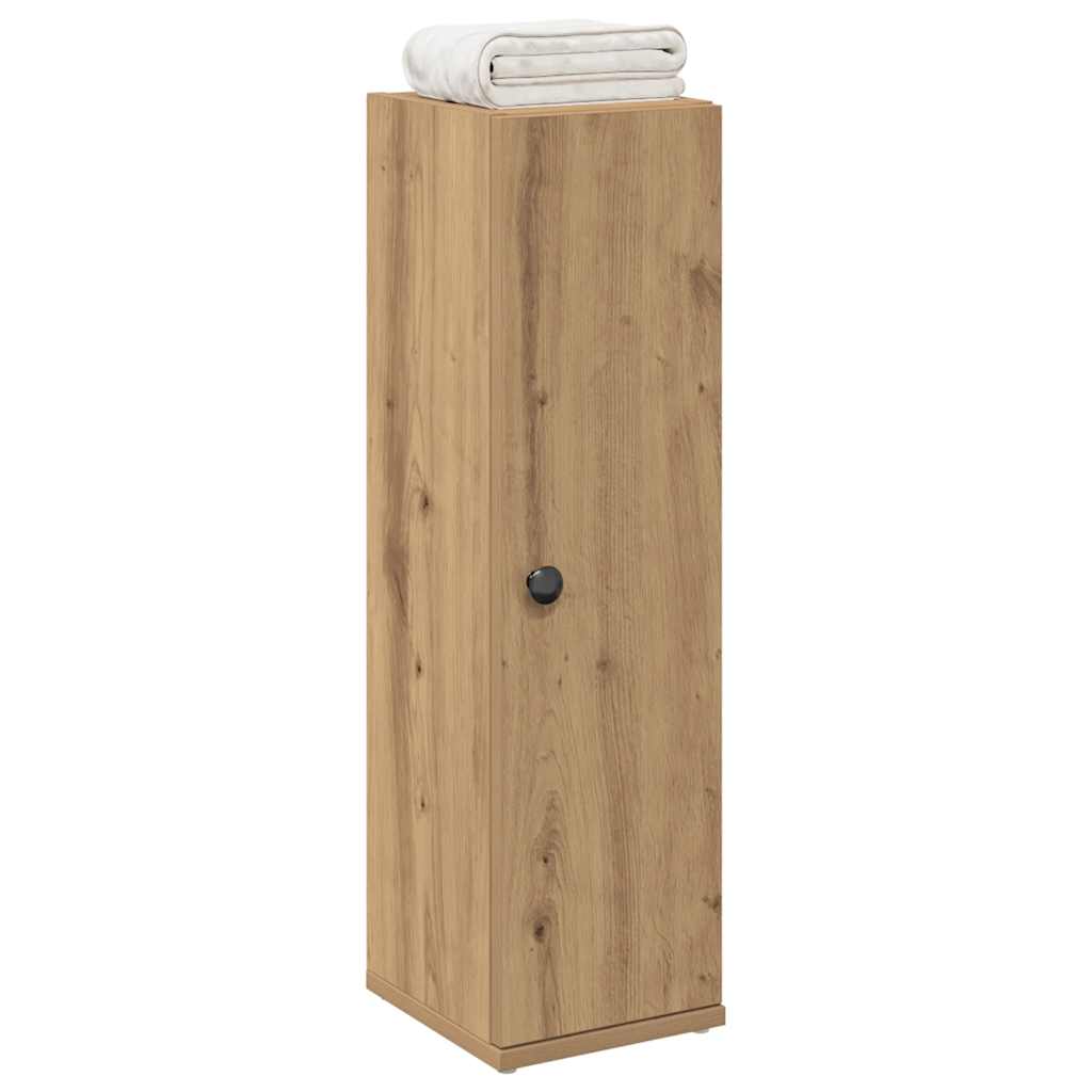Baderomsskap Med Rulleholder Artisan Eik 20,5X22X72 Cm