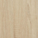 Baderomsskap Med Rulleholder Sonoma Eik 39X22X90 Cm