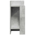 Sidebord Med Hylle Betonggrå 25,5X27X60 Cm