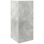 Sidebord Med Hylle Betonggrå 25,5X27X60 Cm