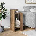 Sidebord Med Hylle Artisan Eik 25,5X27X60 Cm
