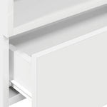 Veggmontert Nattbord Hvit 45X26X28,5 Cm