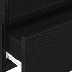 Veggmontert Nattbord Svart 45X26X28,5 Cm