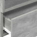 Veggmonterte Nattbord 2 Stk Betonggrå 45X26X28,5 Cm