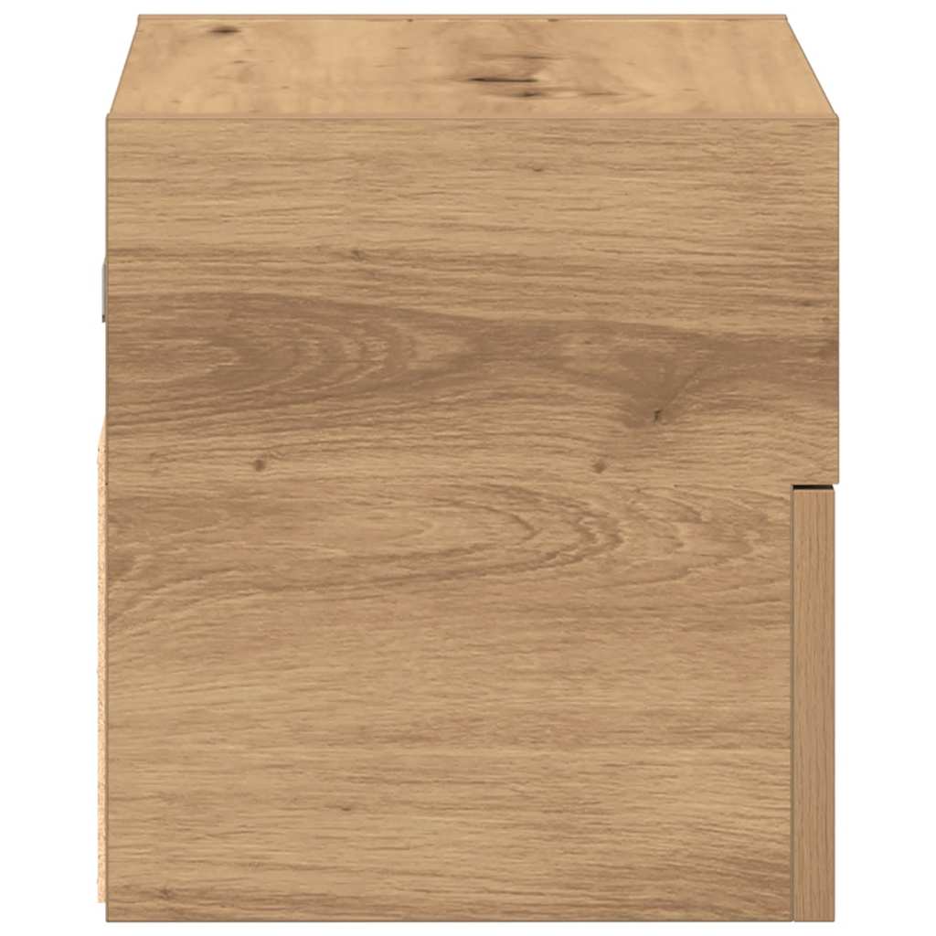 Veggmontert Nattbord Artisan Eik 45X26X28,5 Cm