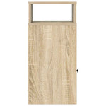 Nattbord Med Skuff Sonoma Eik 25X31X66 Cm