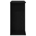 Nattbord Svart Eik 46,5X29X61 Cm Konstruert Tre