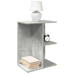 Nattbord 2 Stk Betonggrå 46,5X29X61 Cm Konstruert Tre