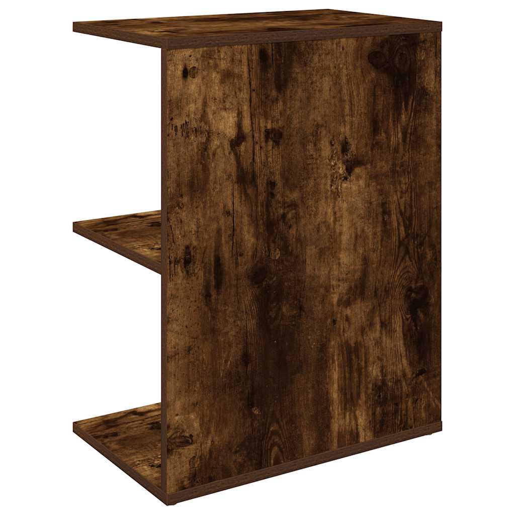 Nattbord 2 Stk Røkt Eik 46,5X29X61 Cm Konstruert Tre
