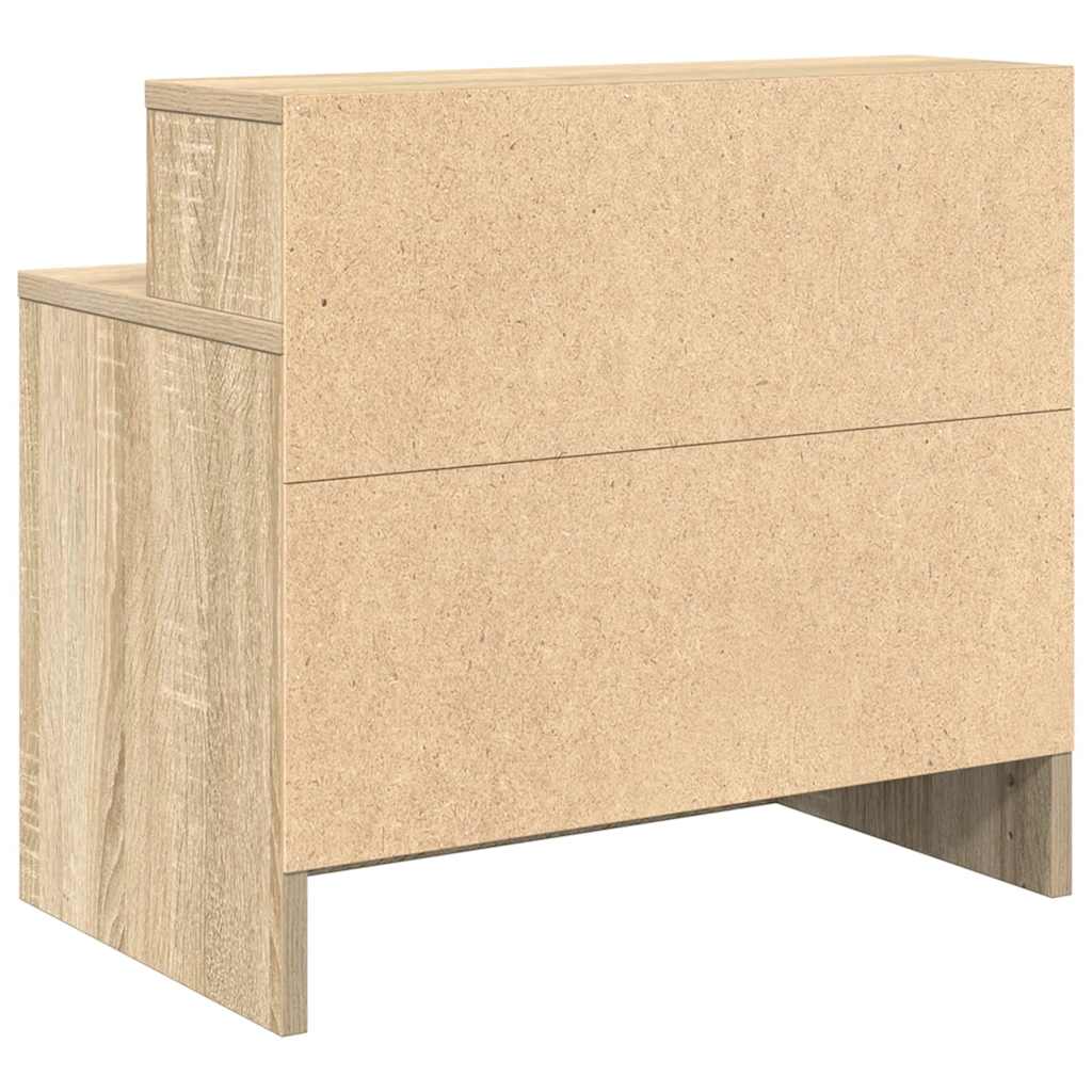 Nattbord Med Skuff Sonoma Eik 51X31X47 Cm