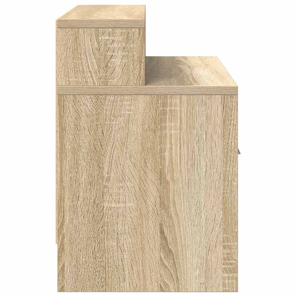Nattbord Med Skuff 2 Stk Sonoma Eik 51X31X47 Cm