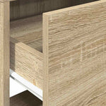 Nattbord Med Skuff 2 Stk Sonoma Eik 51X31X47 Cm