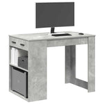 Skrivebord Med Skuff Og Hylle 102X62X77,5 Cm Konstruert Tre