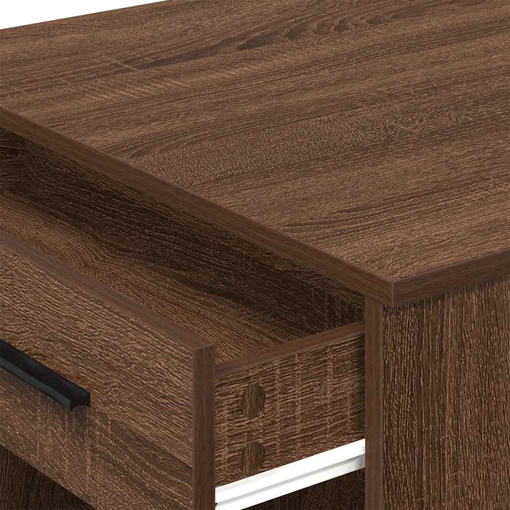 Skrivebord Med Skuff Og Hylle 102X62X77,5 Cm Konstruert Tre