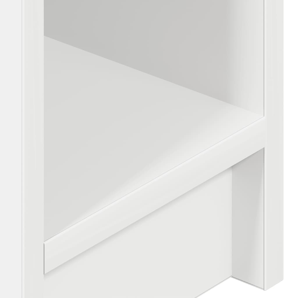 Nattbord Med Skuff 2 Stk Hvit 20X36X60 Cm