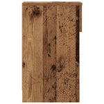 Nattbord Med Skuff Gammelt Tre 20X36X60 Cm