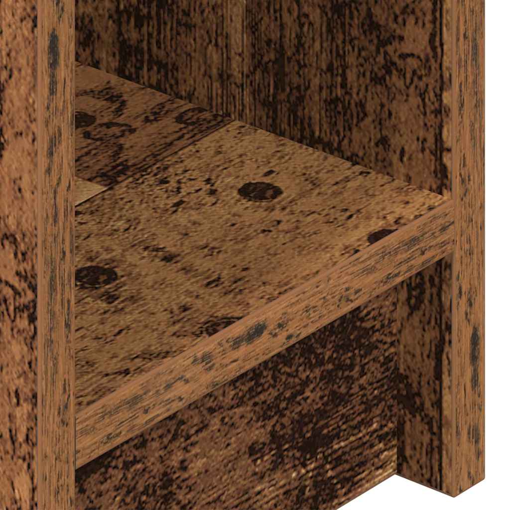 Nattbord Med Skuff Gammelt Tre 20X36X60 Cm
