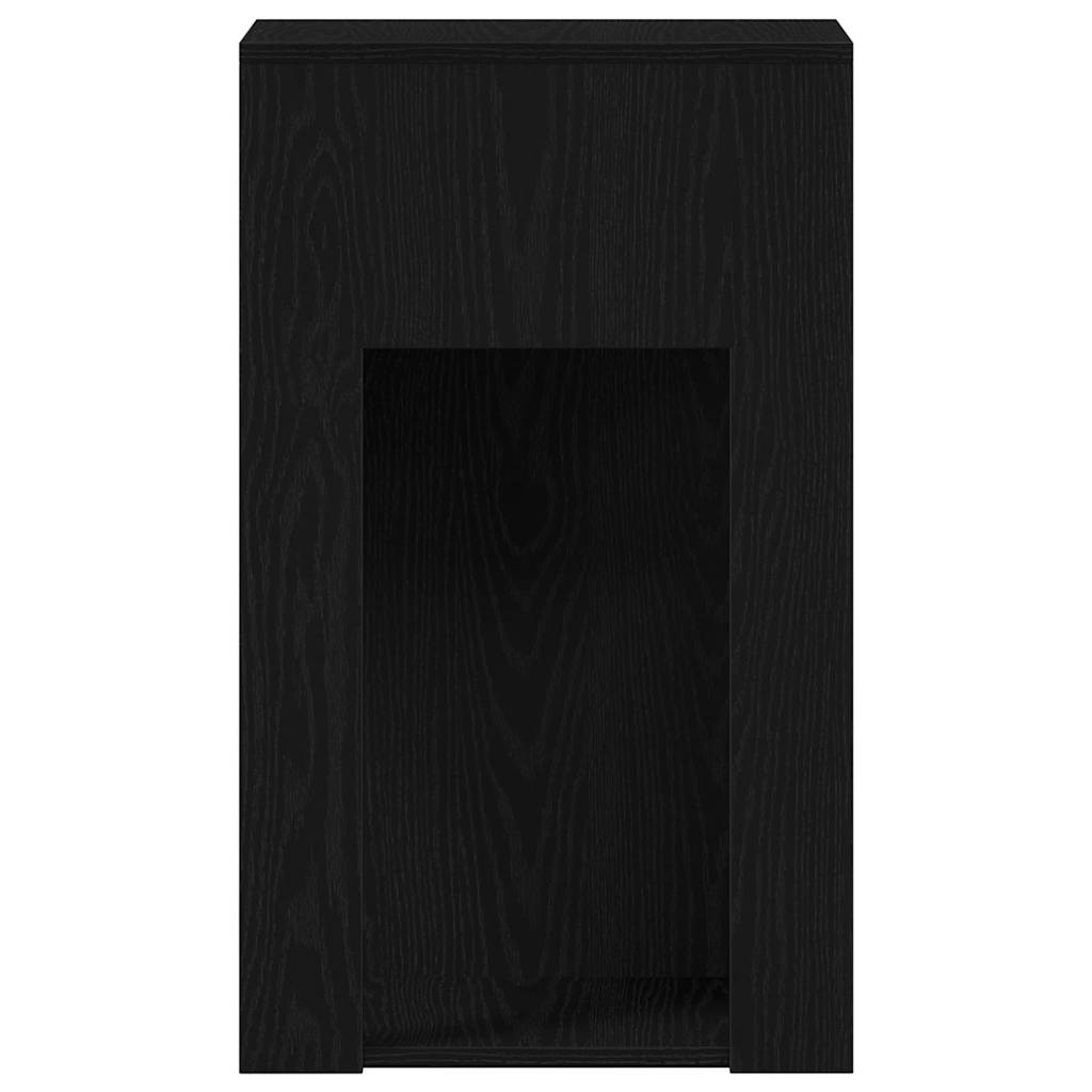 Datatårnstativ Med Skuff Svart 30X44X74 Cm