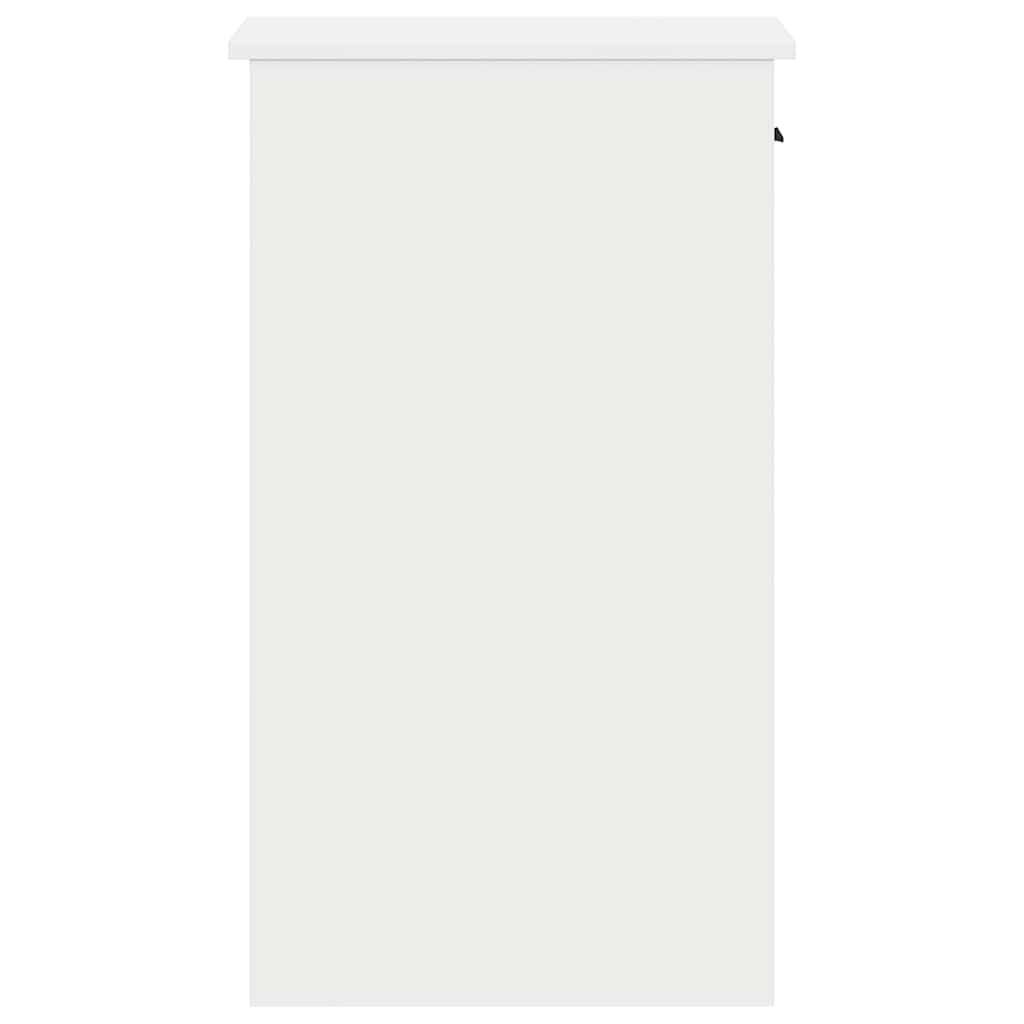Datatårnstativ Med Skuff Hvit 35X45X77 Cm