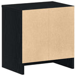 Nattbord 2 Stk Med Skuff Svart 39X28X41 Cm