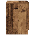Nattbord 2 Stk Med 2 Skuffer Gammelt Tre 40X36X50 Cm