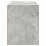 Skap Med 2 Skuffer Betonggrå 60X31X40 Cm Konstruert Tre