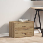 Skap Med 2 Skuffer Artisan Eik 60X31X40 Cm Konstruert Tre