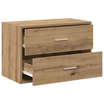 Skap Med 2 Skuffer Artisan Eik 60X31X40 Cm Konstruert Tre