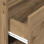 Skap Med 2 Skuffer 2 Stk Artisan Eik 60X31X40 Cm Konstruert Tre