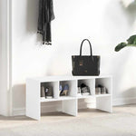 Skostativ Stablebar Hvit 89,5X30X40 Cm