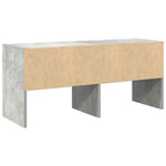 Skostativ Stablebar Betonggrå 89,5X30X40 Cm
