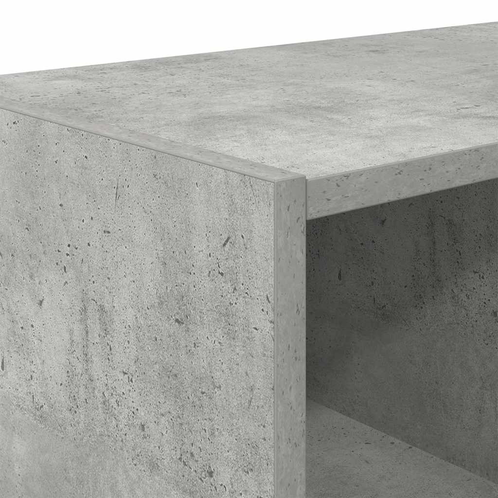 Skostativ Stablebar Betonggrå 89,5X30X40 Cm