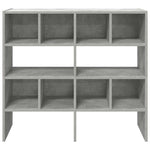 Skostativer 2 Stk Stablebar Betonggrå 89,5X30X40 Cm