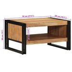 Salongbord 70X50X38 Cm Heltre Akasie