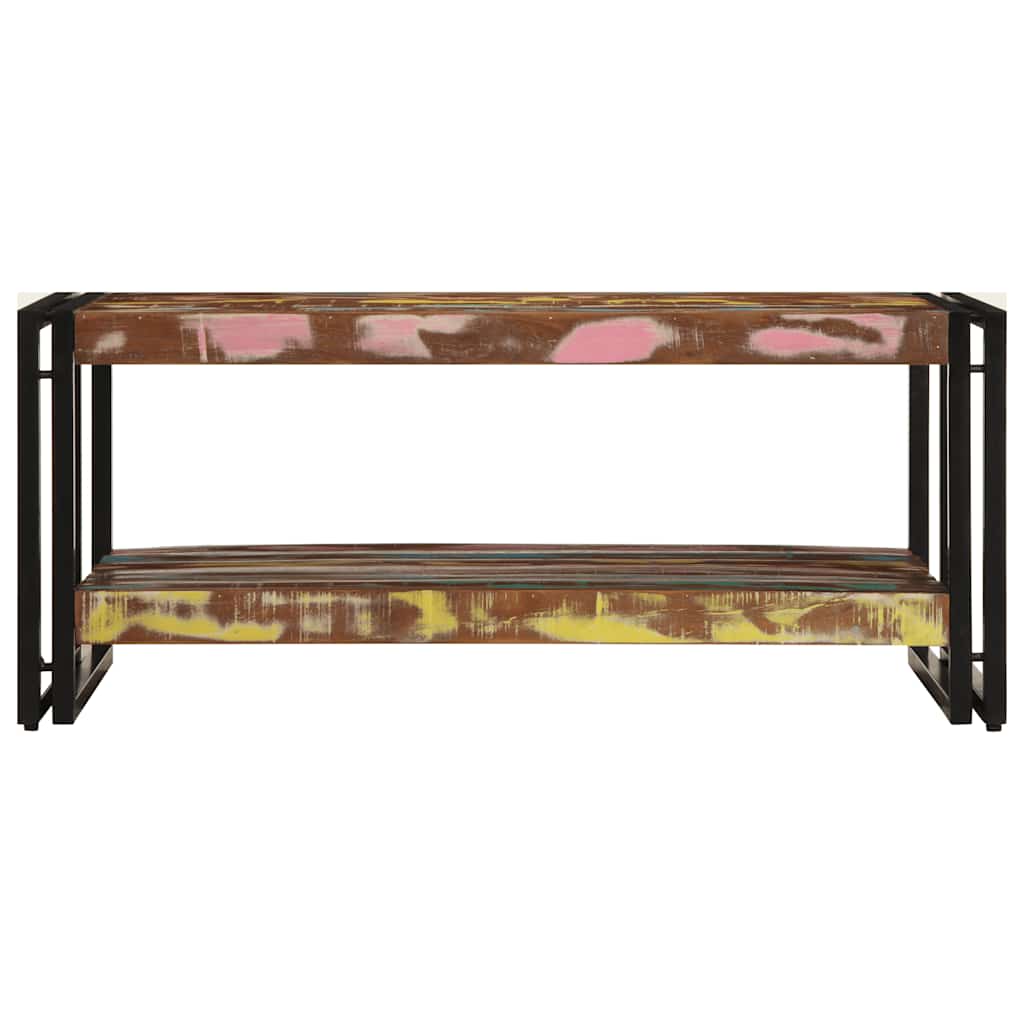 Salongbord Flerfarget 90X50X38 Cm Gjenvunnet Heltre